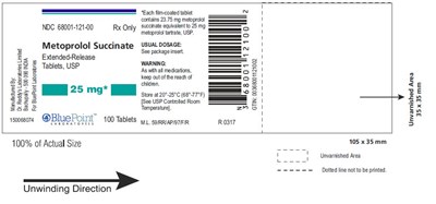 Metoprolol SuccER25mg 100tablets Rev1213.jpg Metoprolol Succinate ER Label 25mg 100 CT Rev 03-17 - Metoprolol SuccER25mg 100tablets Rev1213